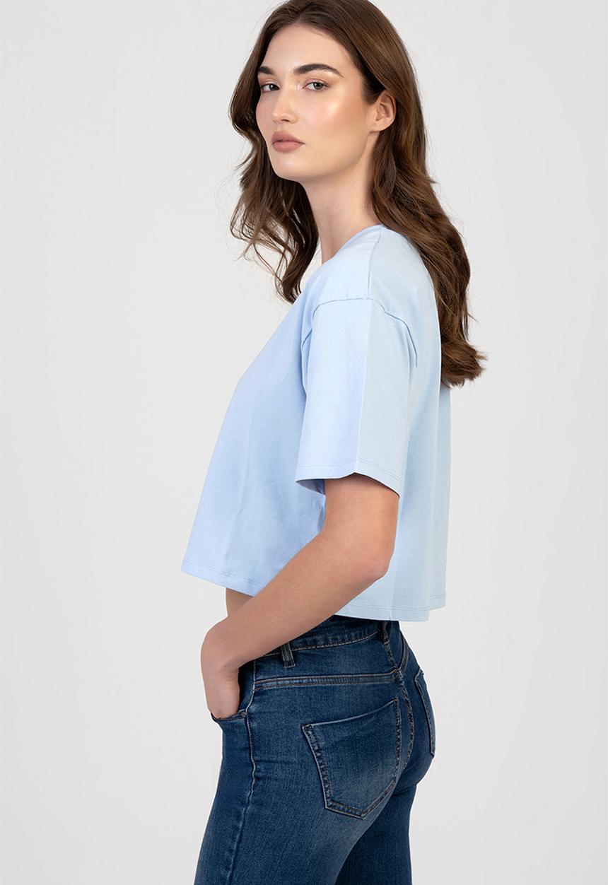 SISSY BOY - Endless Spring Boxy T-shirt - Pale Blue