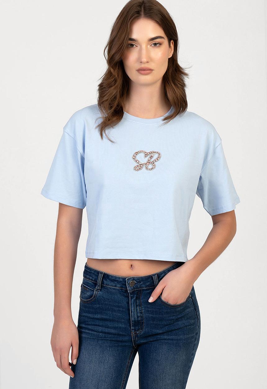 SISSY BOY - Endless Spring Boxy T-shirt - Pale Blue