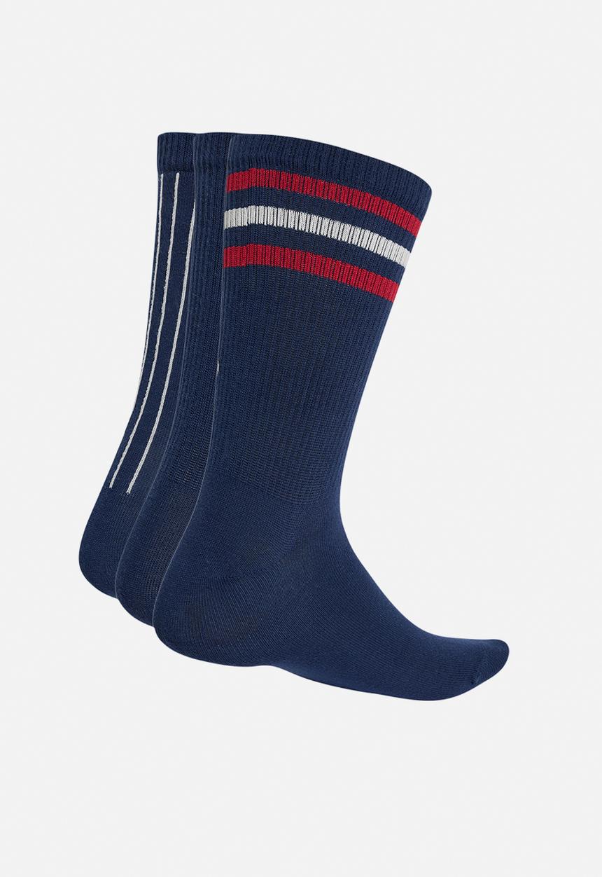 adidas Originals - Originals Retro Sport Crew Socks 2pj - Navy/Red/Wht/Ass