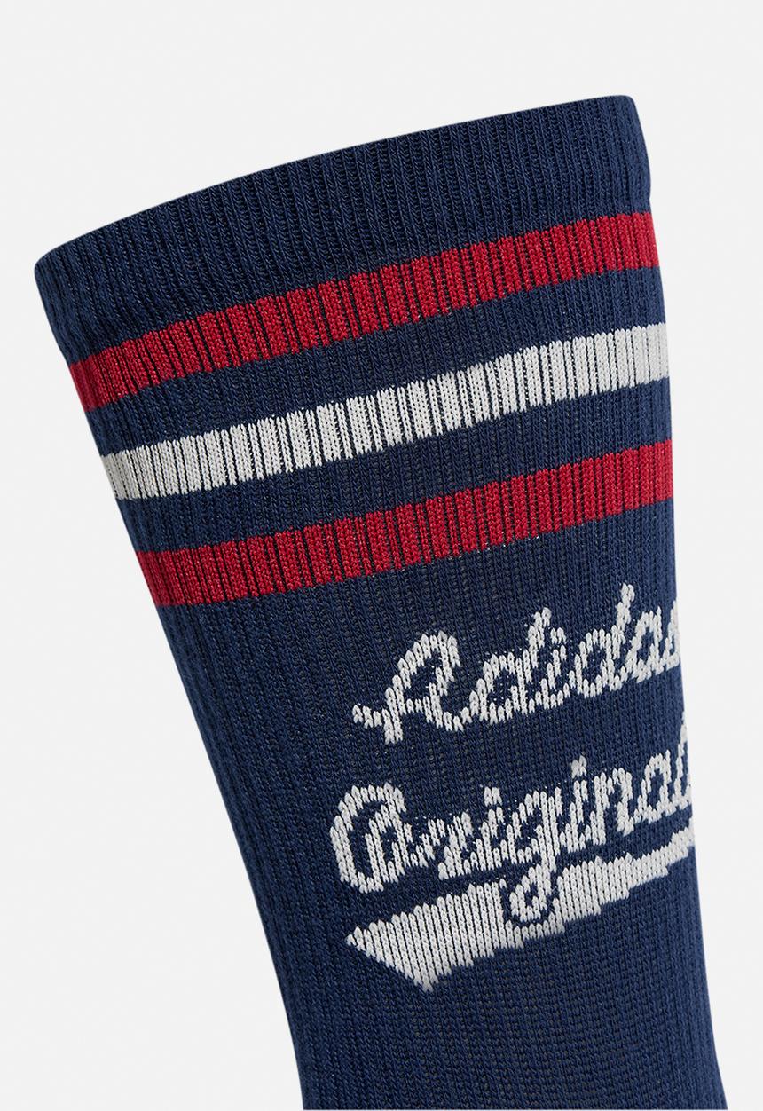 adidas Originals - Originals Retro Sport Crew Socks 2pj - Navy/Red/Wht/Ass