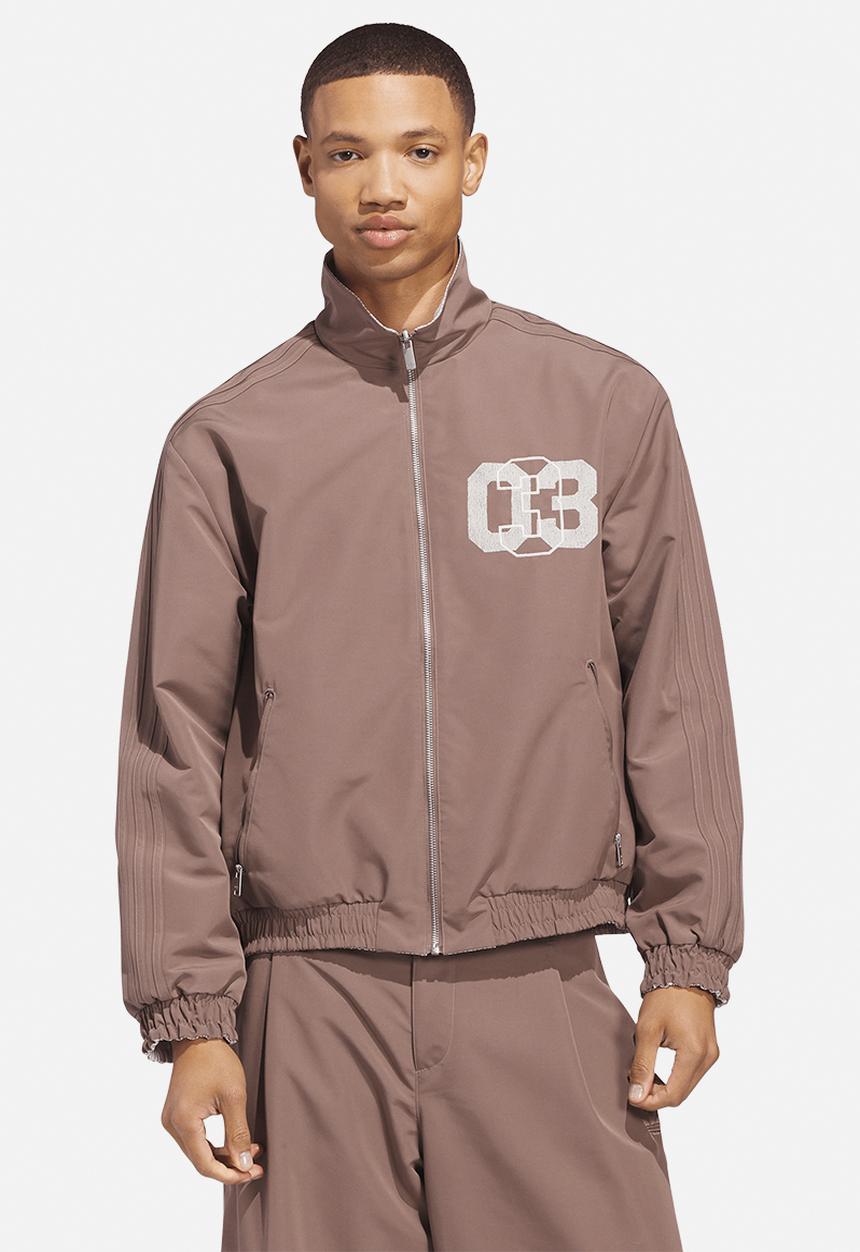 adidas Originals - Firebird Reversible Coach Jacket - Brown