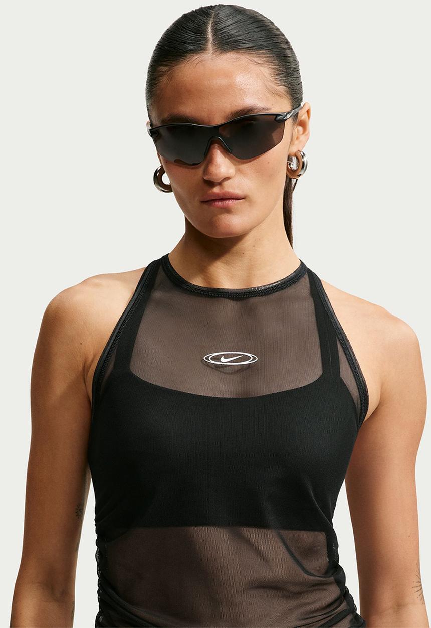 Nike - Women'S Sheer Tank Top - Black/White