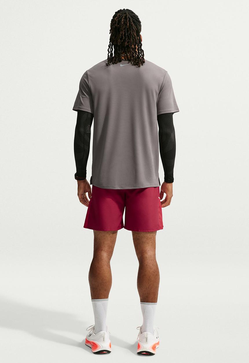 Nike - Dri-Fit Miler 7In 2In1 Short - Tough Red/Sport Red/Reflective Silv