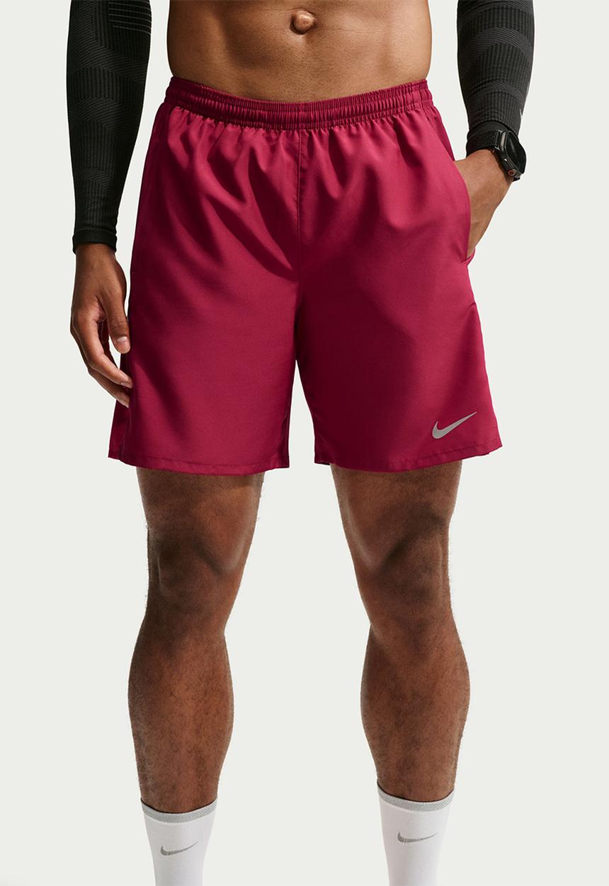 Nike - Dri-Fit Miler 7In 2In1 Short - Tough Red/Sport Red/Reflective Silv