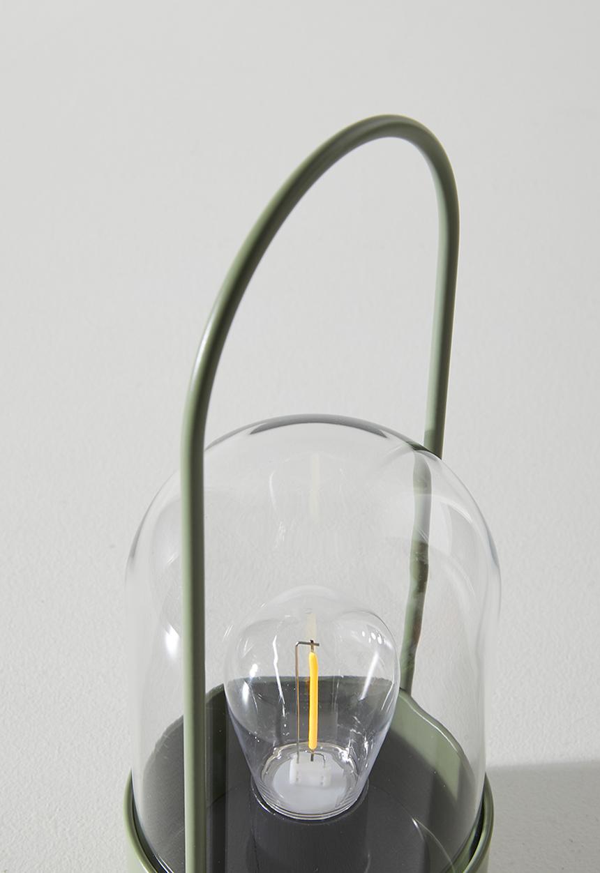 H&S - Riva Battery Table Lamp - Green