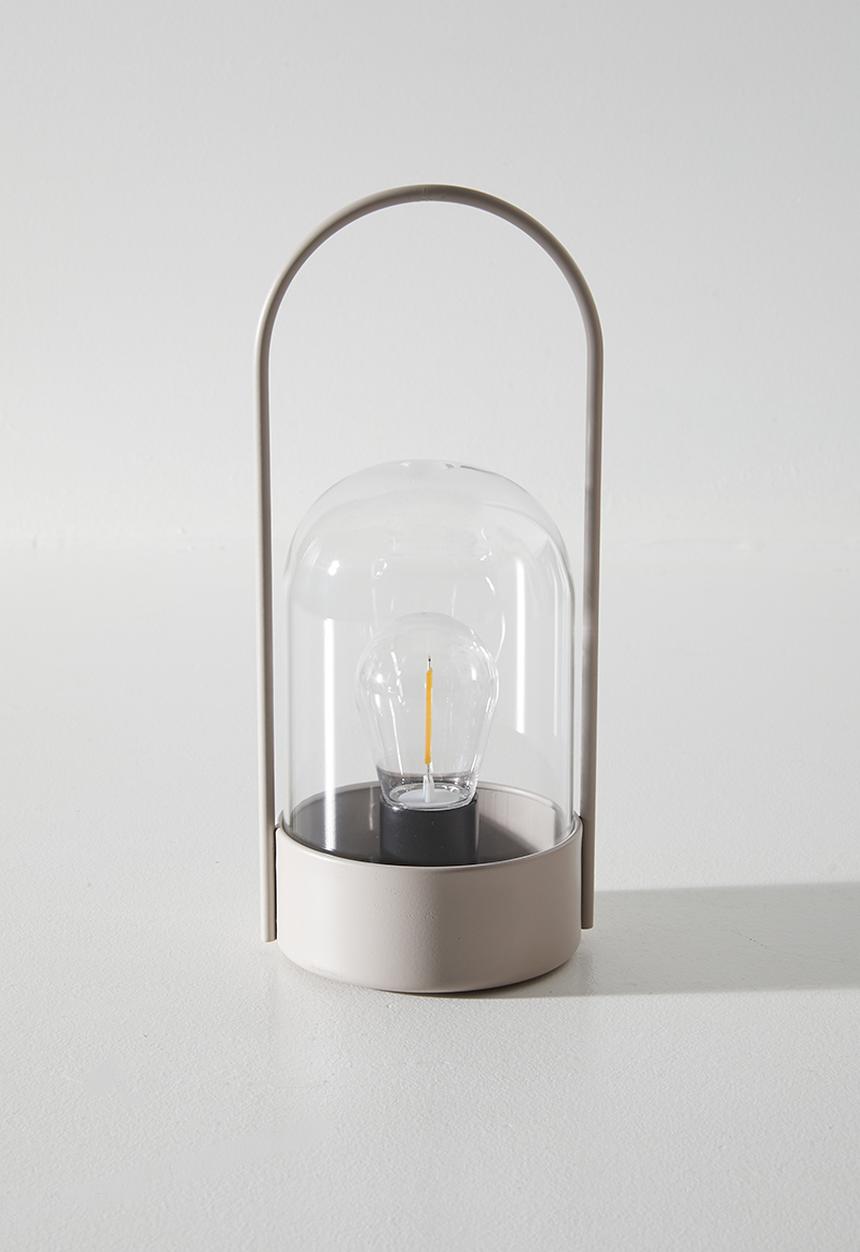 H&S - Riva Battery Table Lamp - Grey