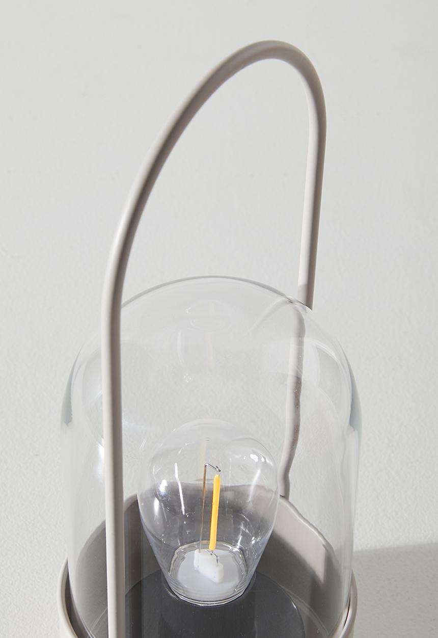 H&S - Riva Battery Table Lamp - Grey