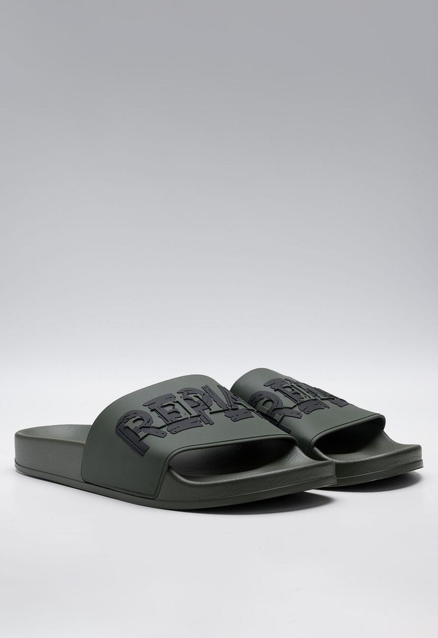 Replay - Up Tag - Mil Green/Black