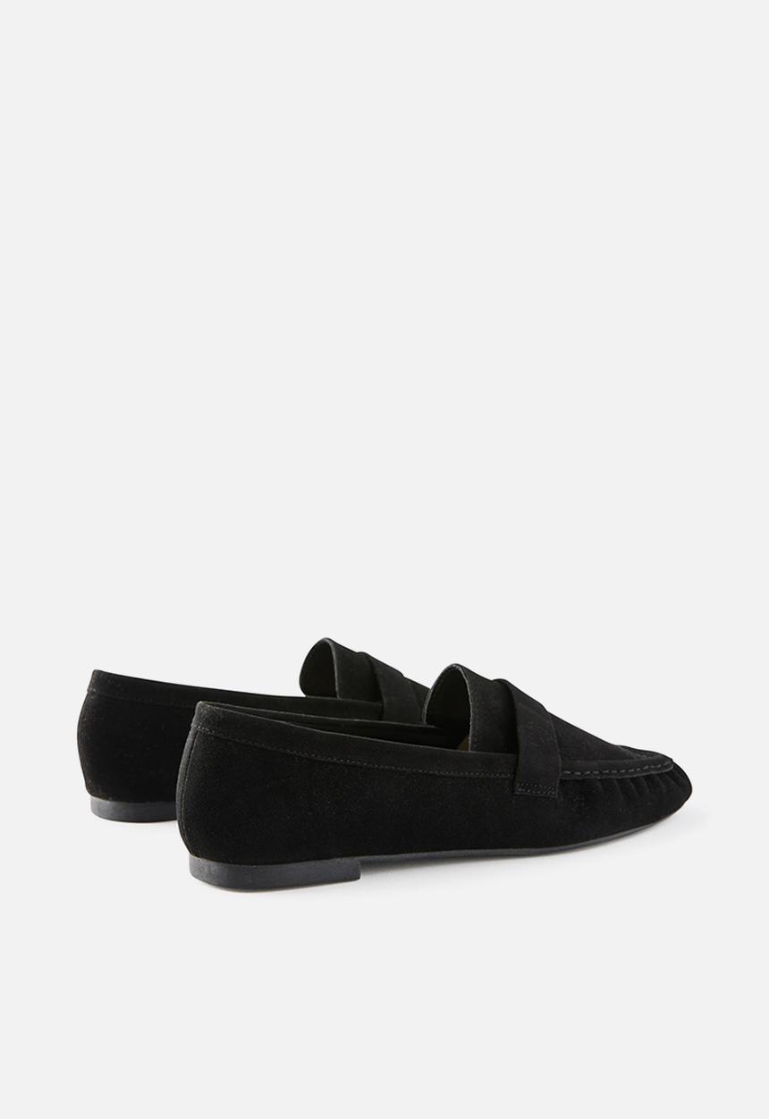 Cotton On - Taylor ruched loafer - black micro