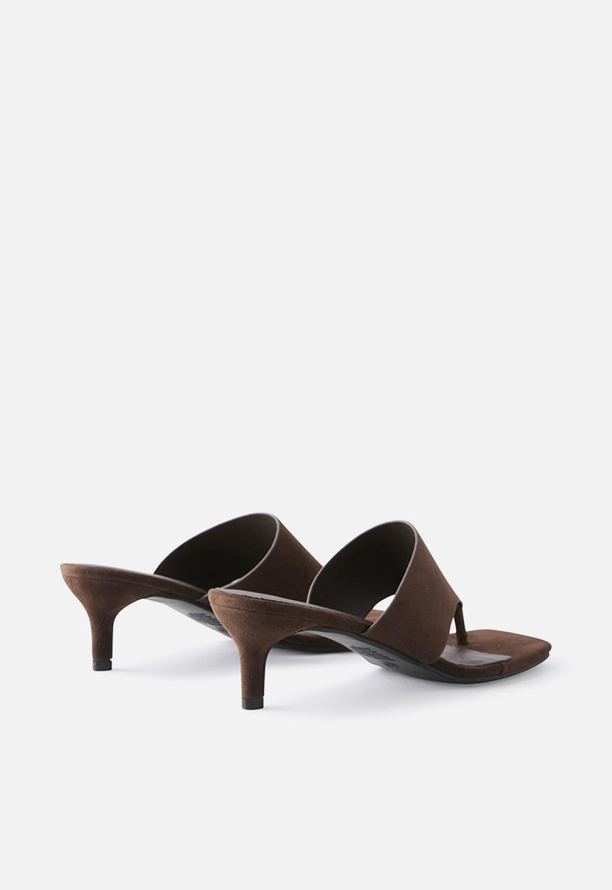 Cotton On - Bobbie Kitten Heel - Choc Nubuck