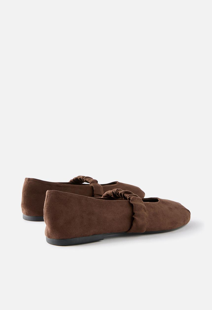 Cotton On - Brooklyn mary jane ballet - choc micro