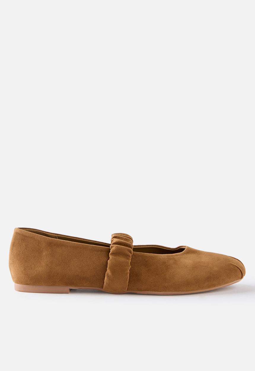 Cotton On - Brooklyn mary jane ballet - tan micro