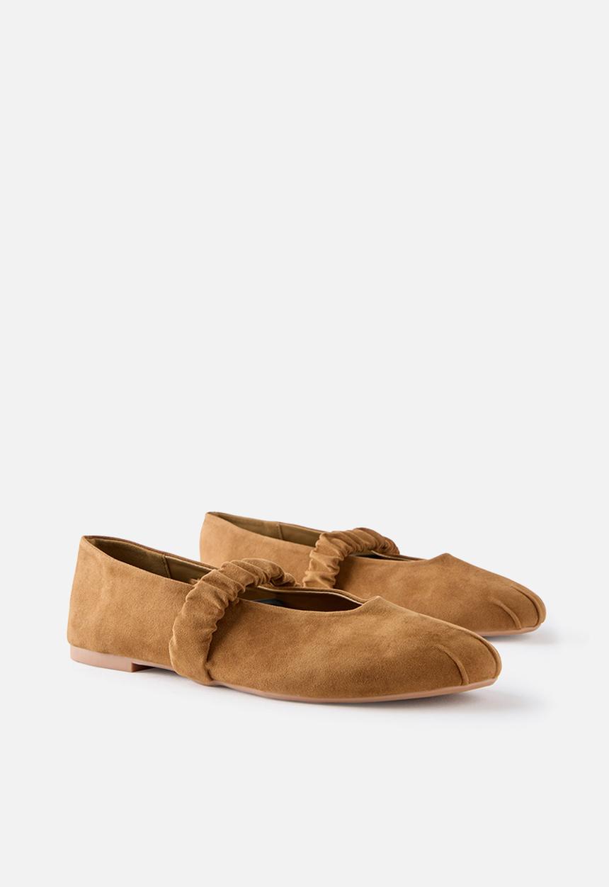 Cotton On - Brooklyn mary jane ballet - tan micro