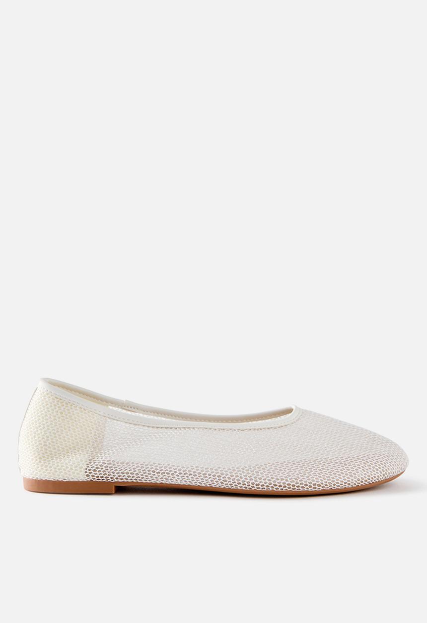 Cotton On - Tylah mesh ballet - white