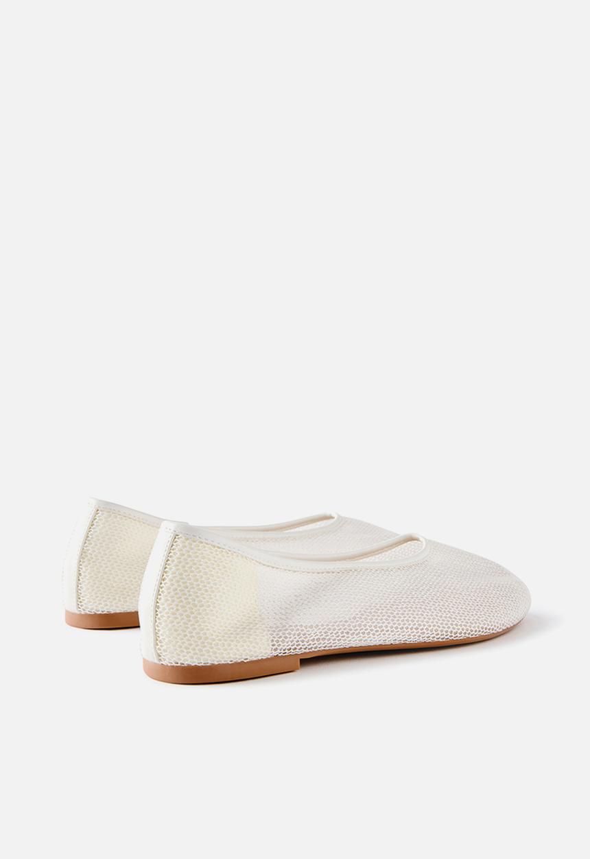 Cotton On - Tylah mesh ballet - white