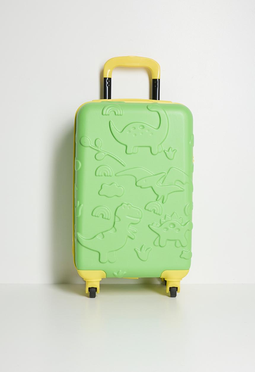 H&S - Dino kids suitcase - Green