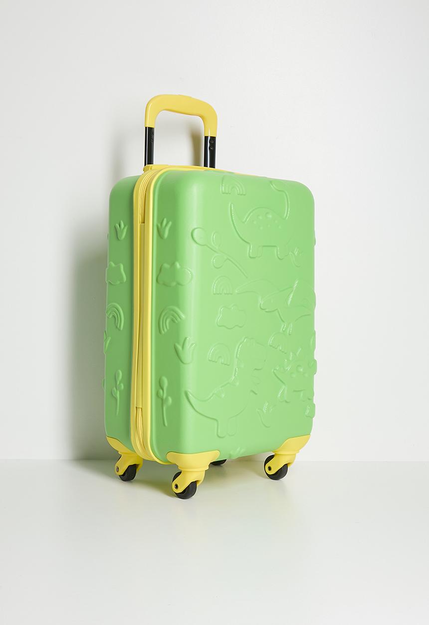 H&S - Dino kids suitcase - Green