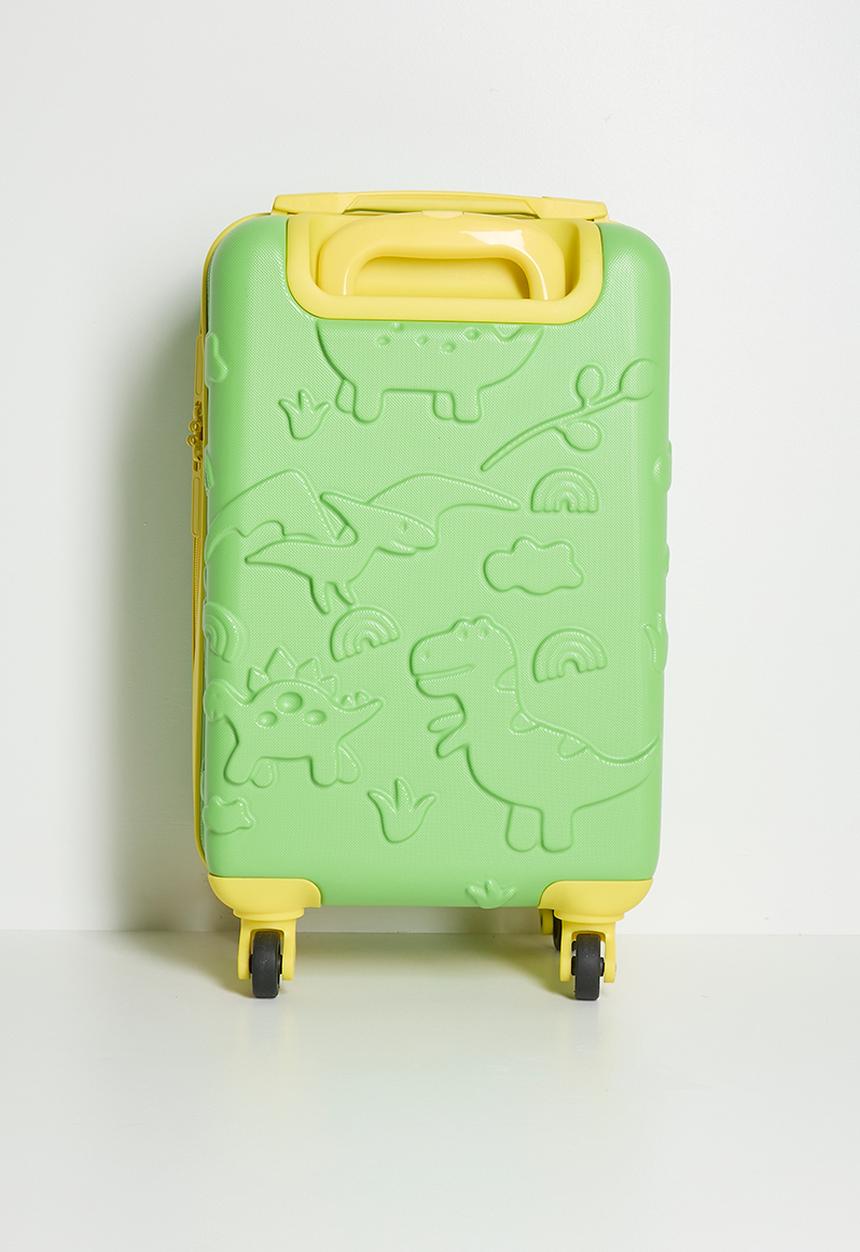 H&S - Dino kids suitcase - Green