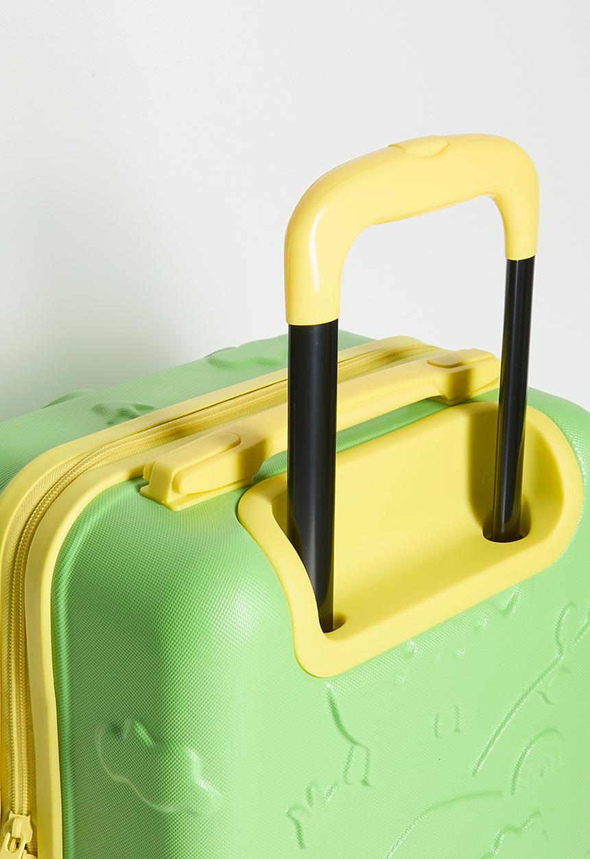 H&S - Dino kids suitcase - Green