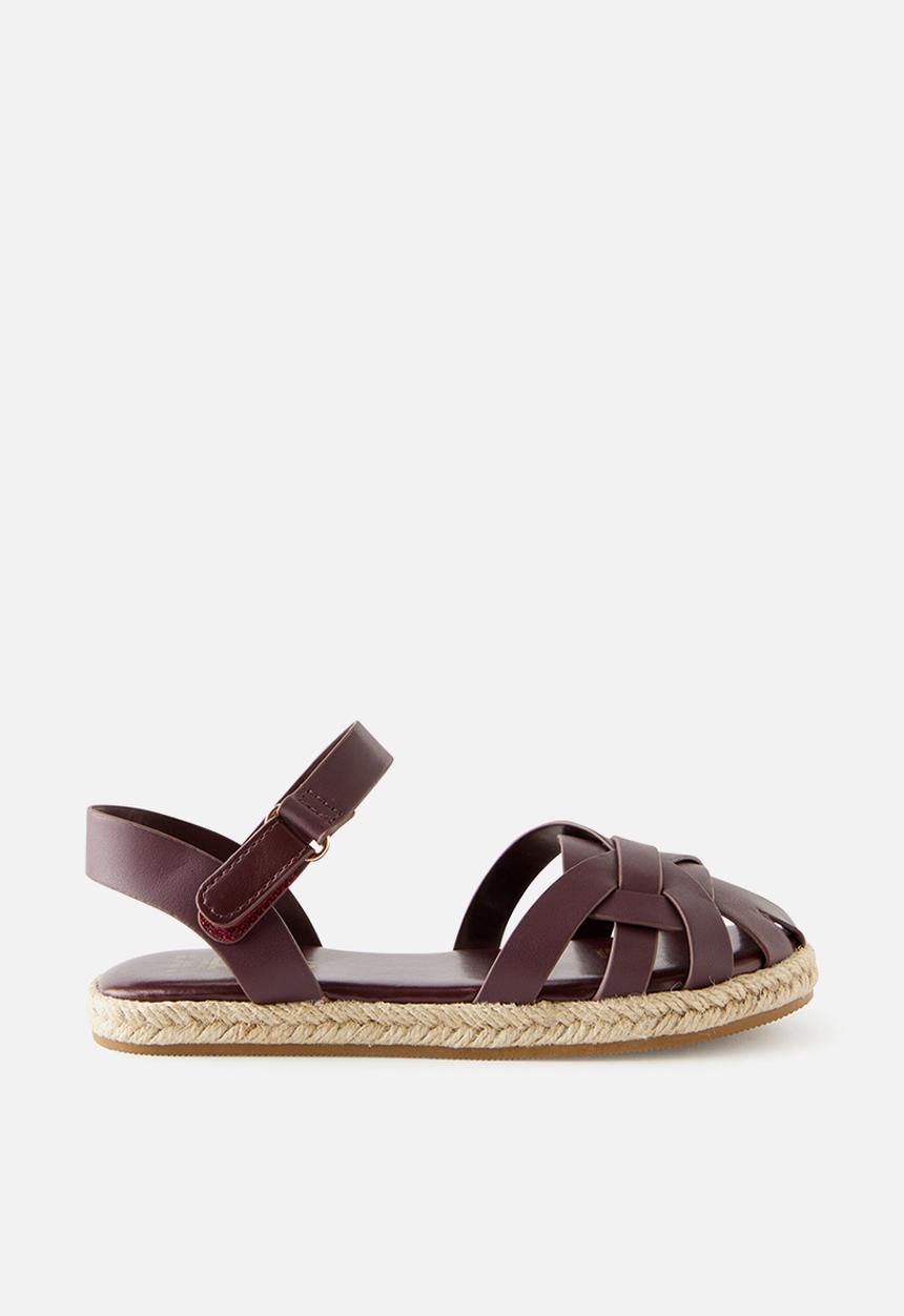 Cotton On - Isla Strappy Sandal - Bordeaux