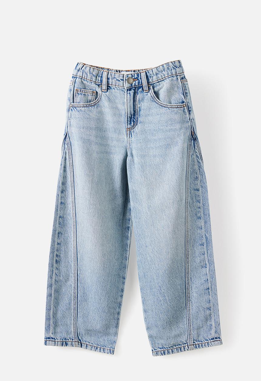 Cotton On - Unisex Super Barrel Leg Denim Jean - Airlie Light Blue
