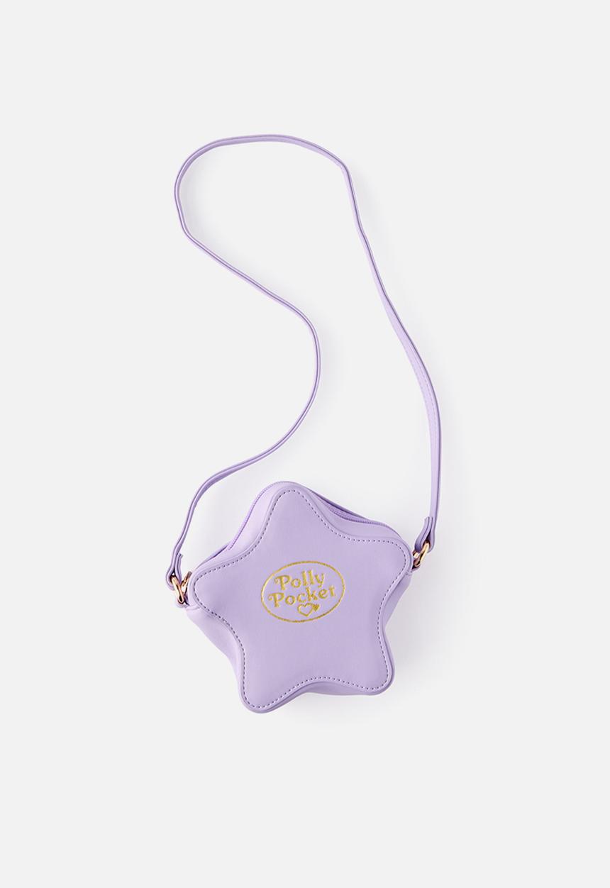Cotton On - License Polly Pocket Bag - Lcn Mat Polly Pocket/Lilac Star