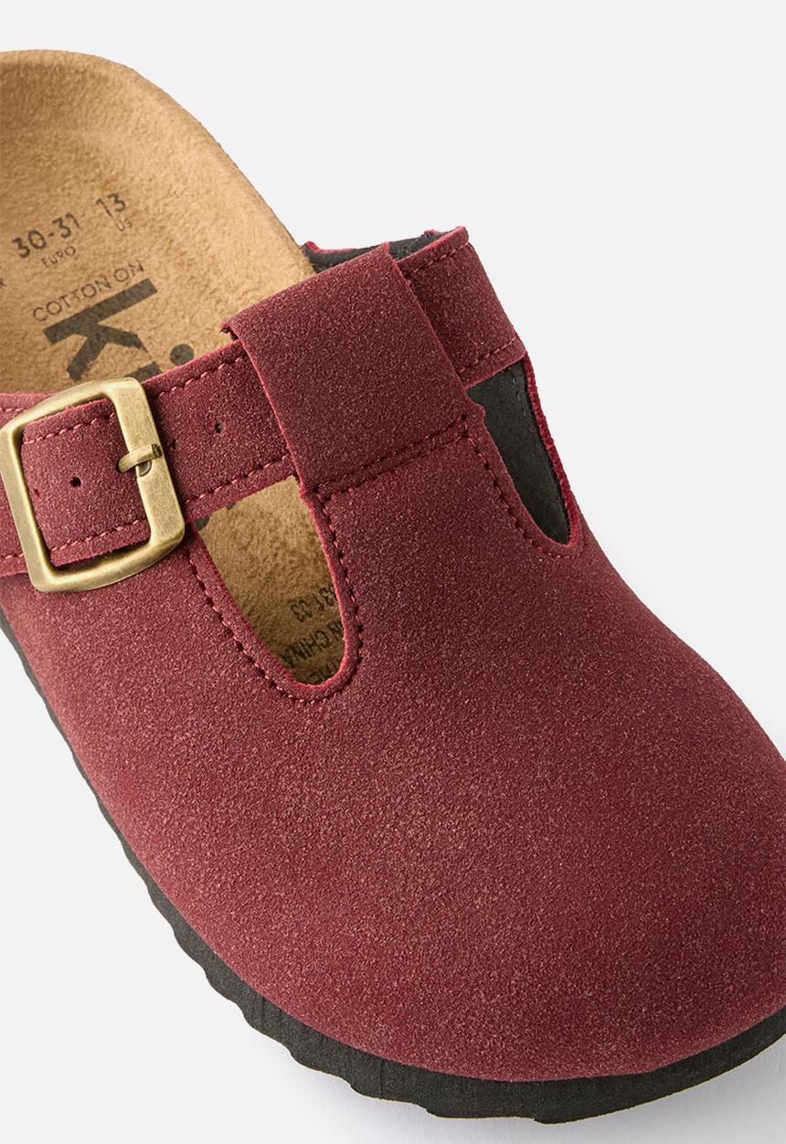 Cotton On - Tully Buckle Slide - Berry Jam
