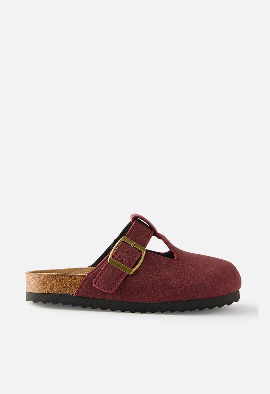 Cotton On - Tully Buckle Slide - Berry Jam