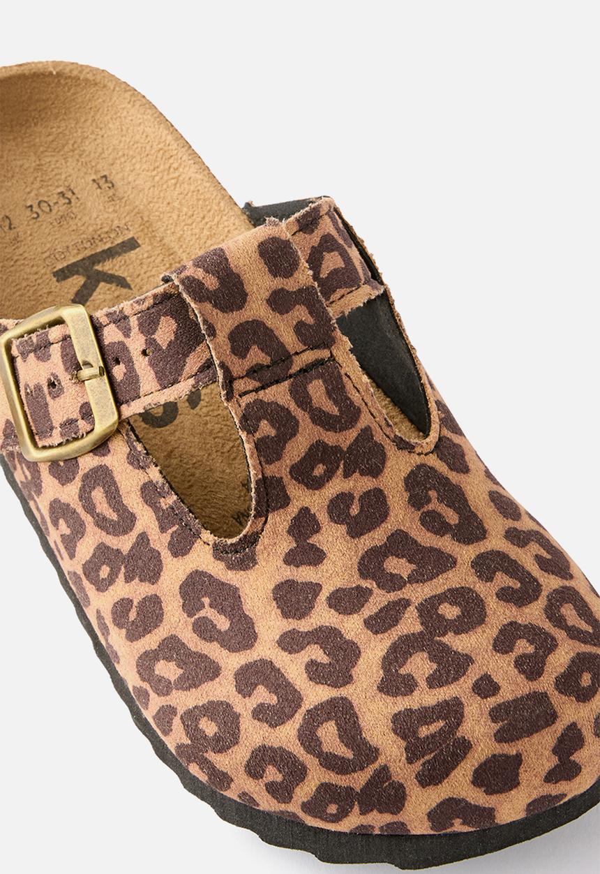 Cotton On - Tully Buckle Slide - Leopard Print