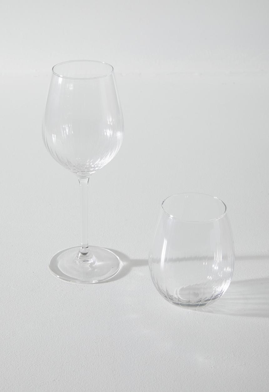 Excellent Houseware - Dip tumbler glasses set of 4 - Clear