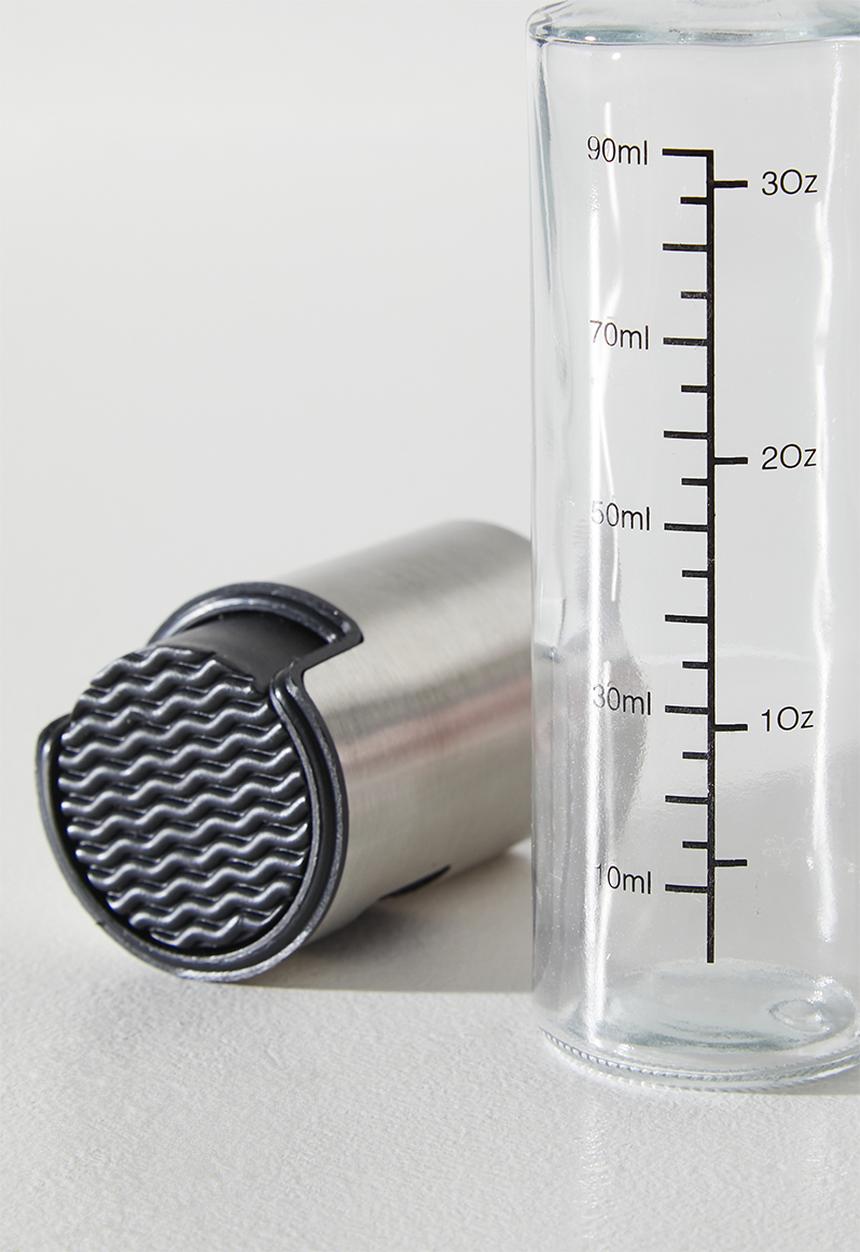 Excellent Houseware - Glass oil spray - Silver