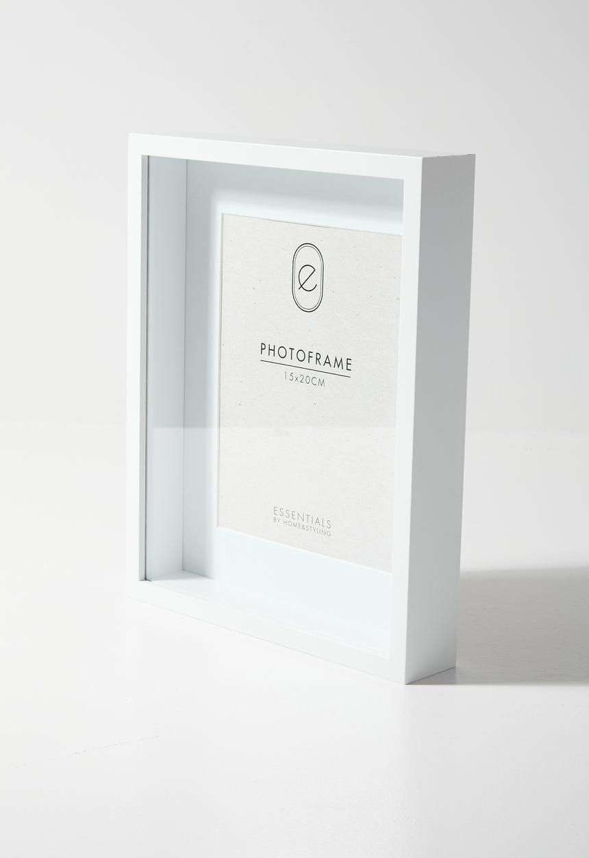H&S - Pose photo frame - White