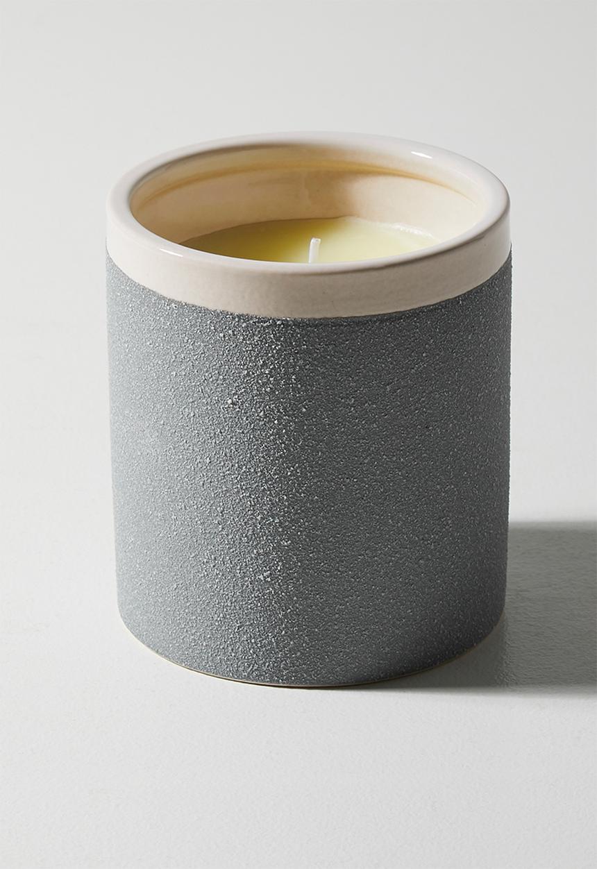 H&S - Lime verbena scented candle - White