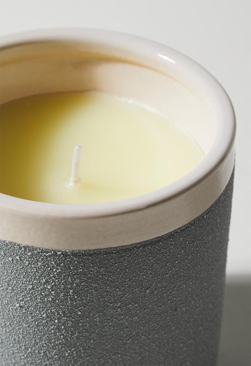 H&S - Lime verbena scented candle - White