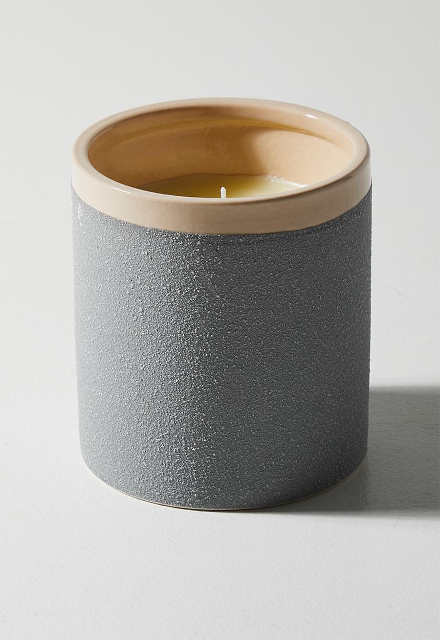 H&S - Sweet lemon scented candle - Khaki