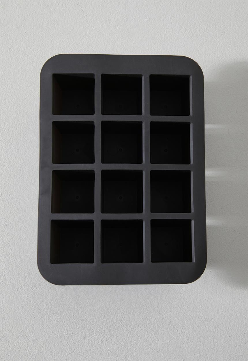 Excellent Houseware - Log ice cube tray for 12 - Black