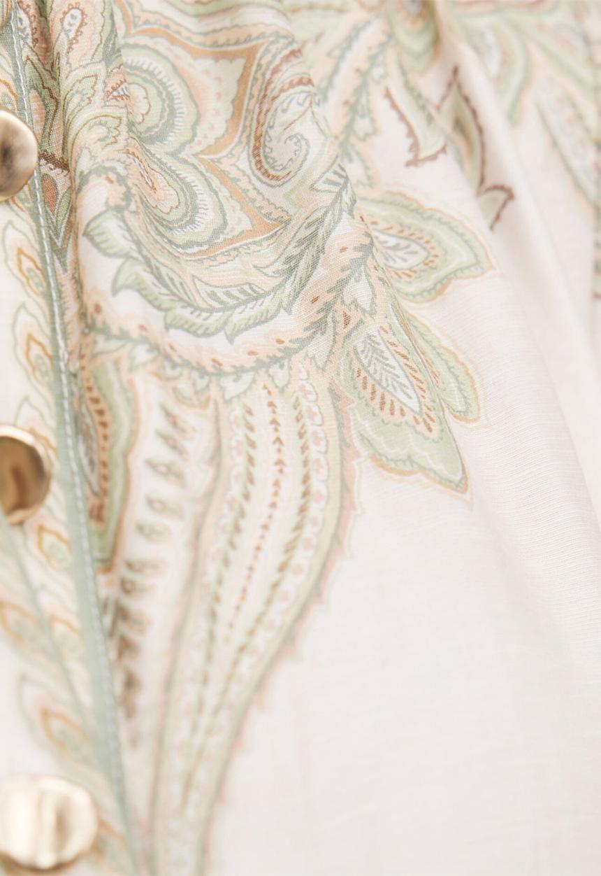 Forever New - Lucena button front midi dress in lucena paisley