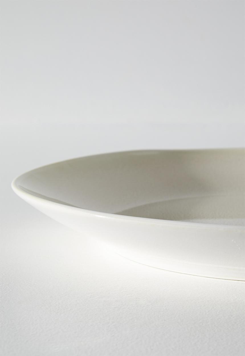 Excellent Houseware - Saki dinner plate set of 4 - Natural