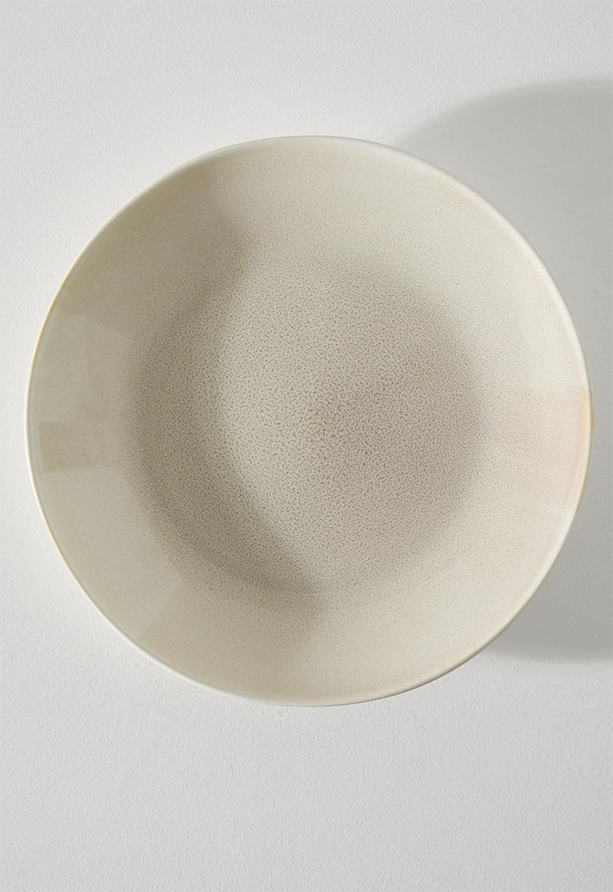 Excellent Houseware - Saki dinner plate set of 4 - Natural