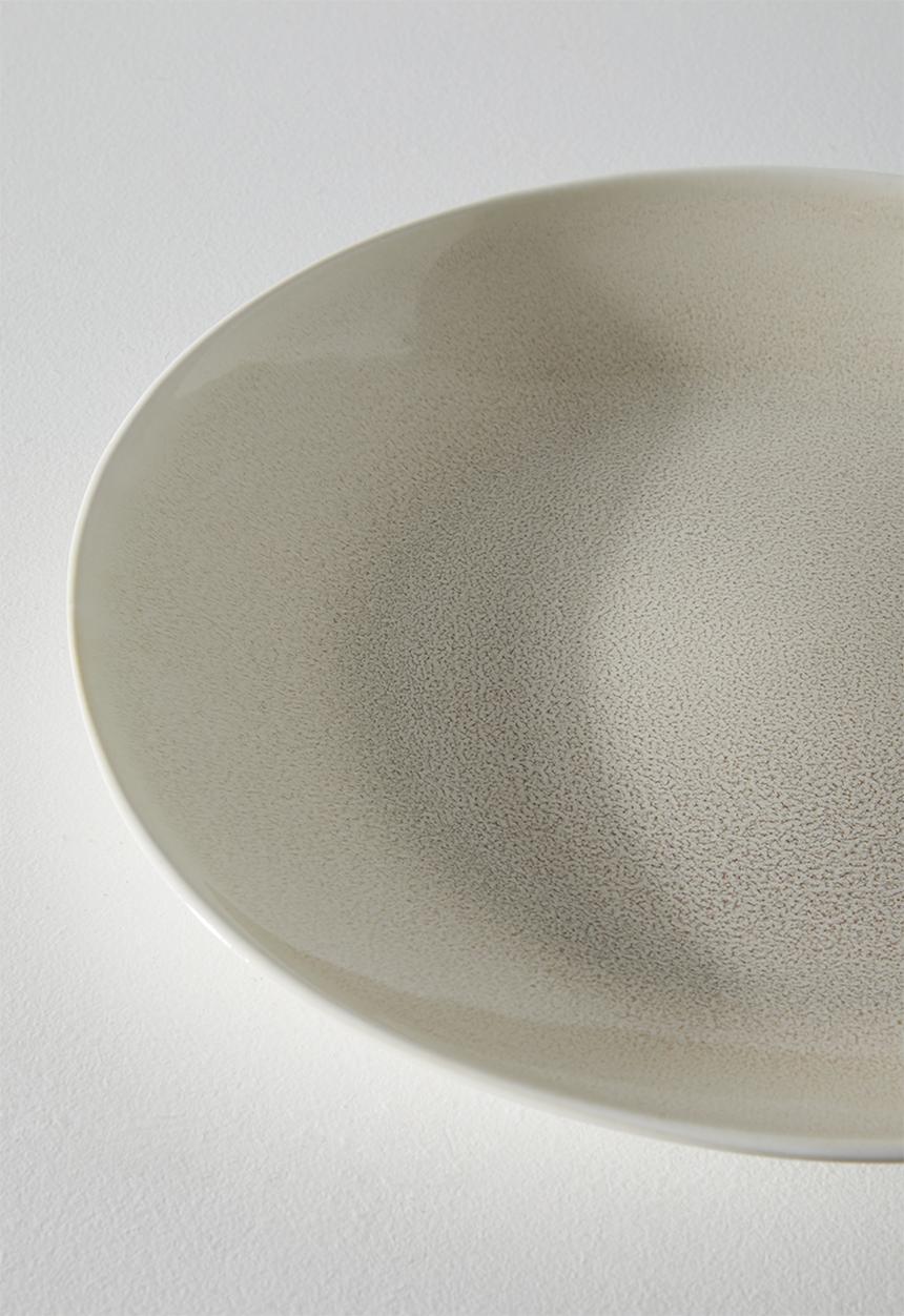 Excellent Houseware - Saki dinner plate set of 4 - Natural