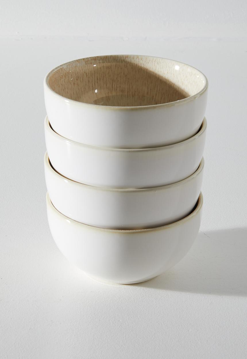 Excellent Houseware - Saki bowl set of 4 - Natural