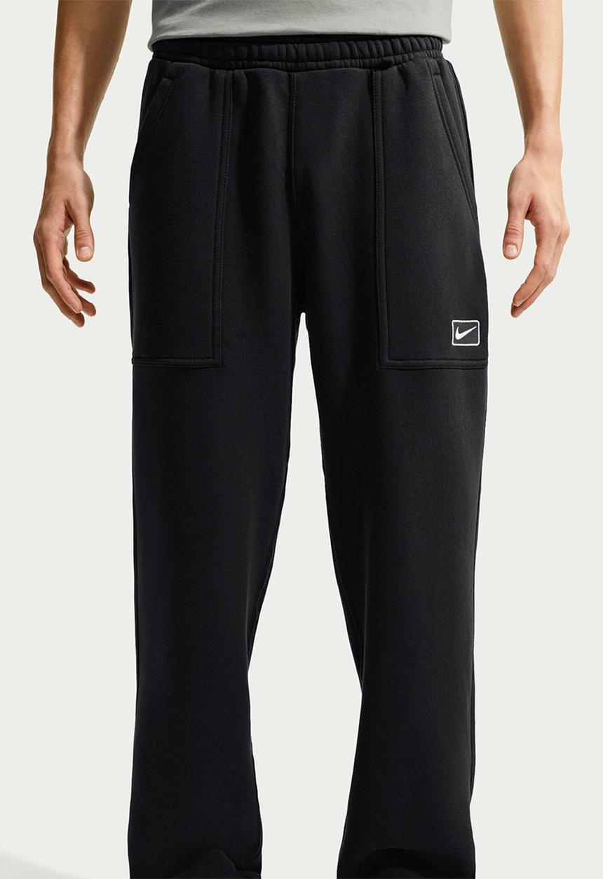 Nike - NSW Fleece Open-Hem Pants - Black