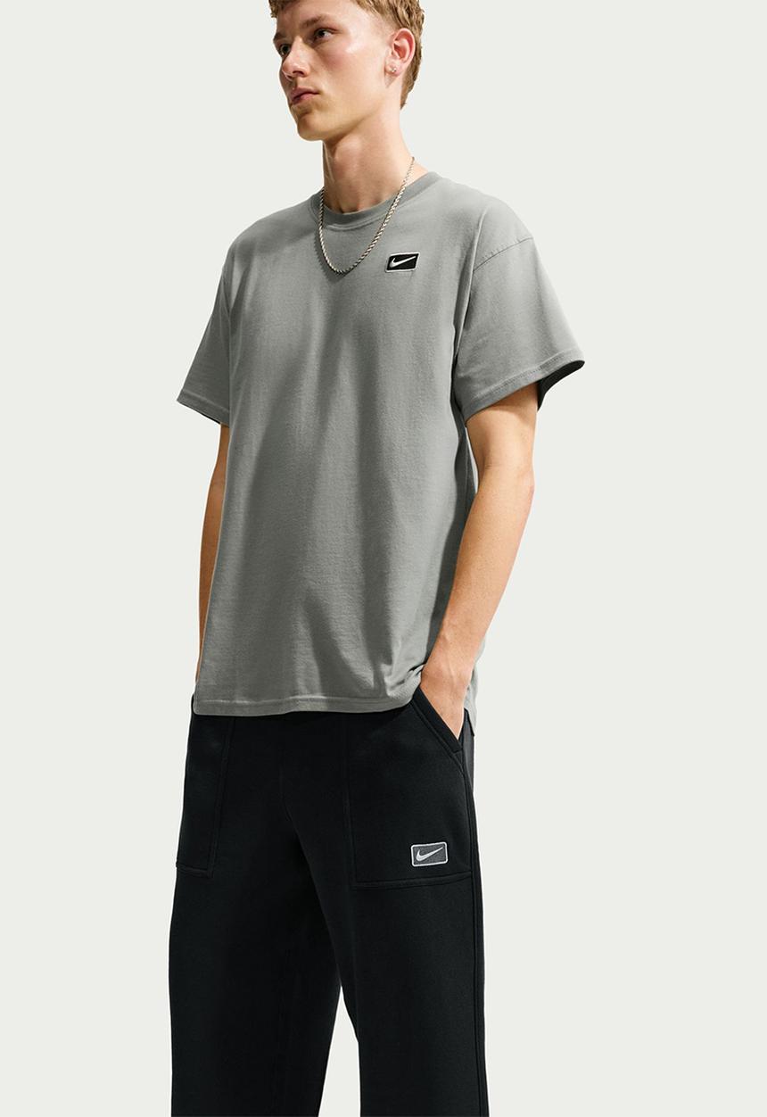 Nike - NSW Fleece Open-Hem Pants - Black