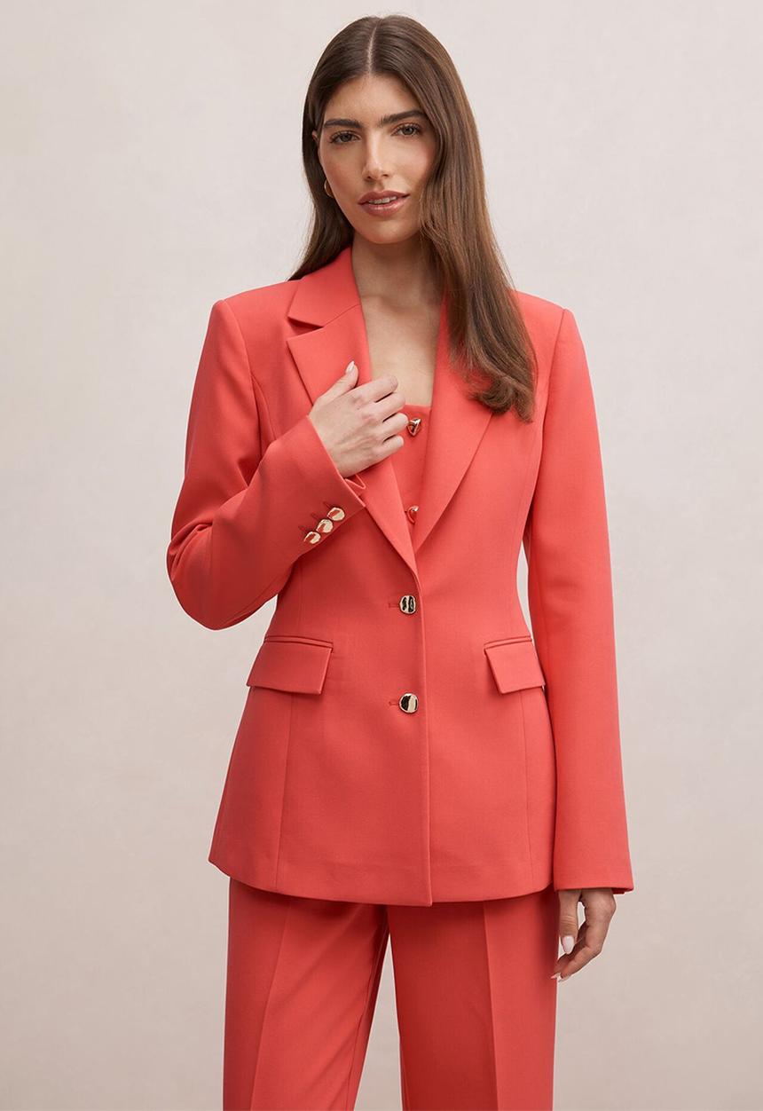 Forever New - Lee nipped waist blazer in pink suit