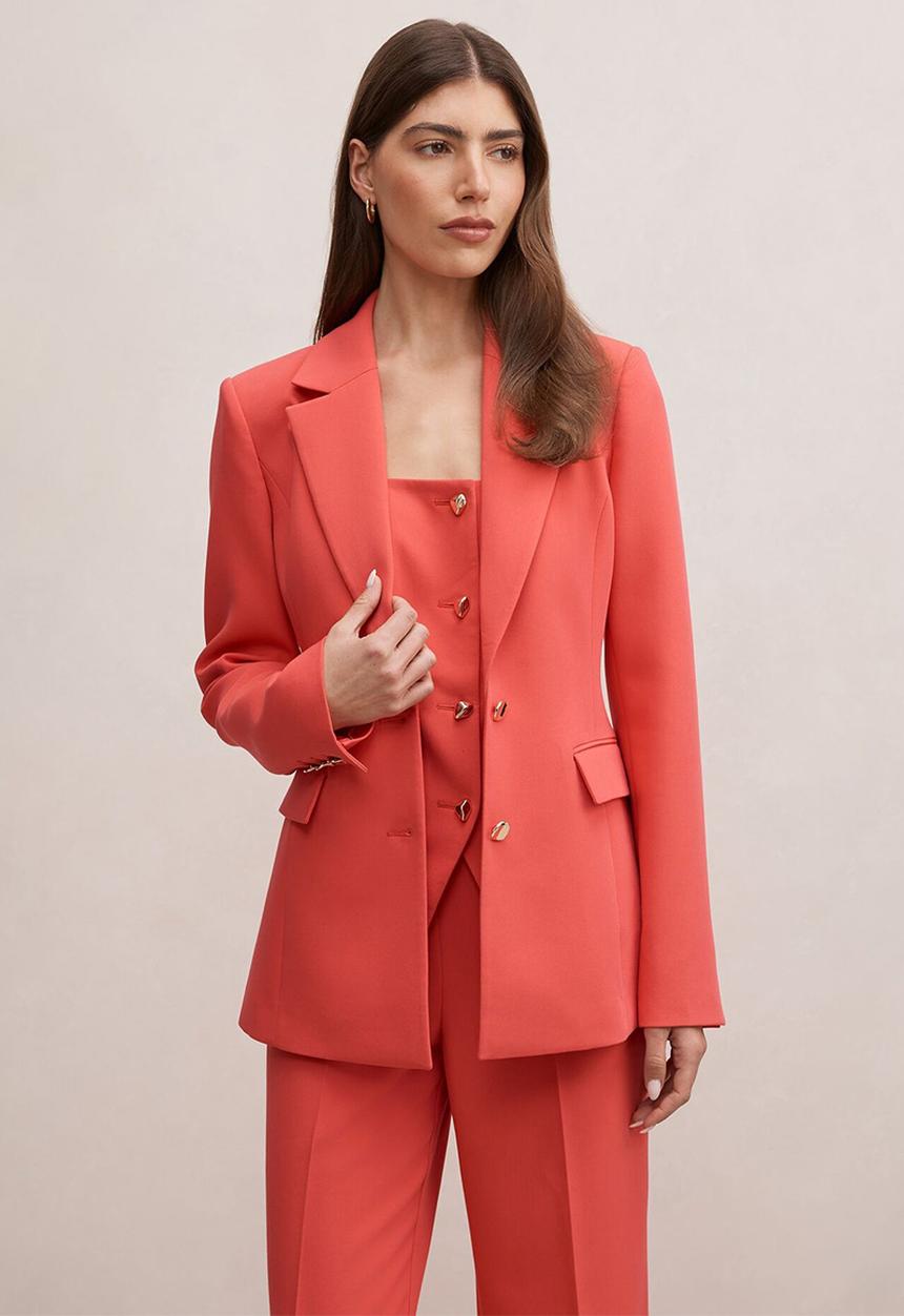 Forever New - Lee nipped waist blazer in pink suit