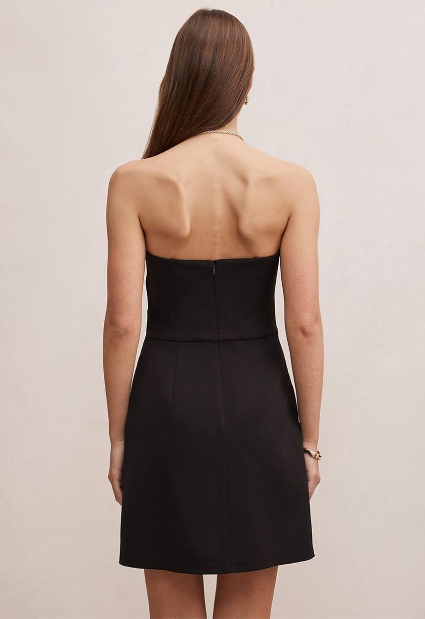 Forever New - Rumi draped mini dress in black