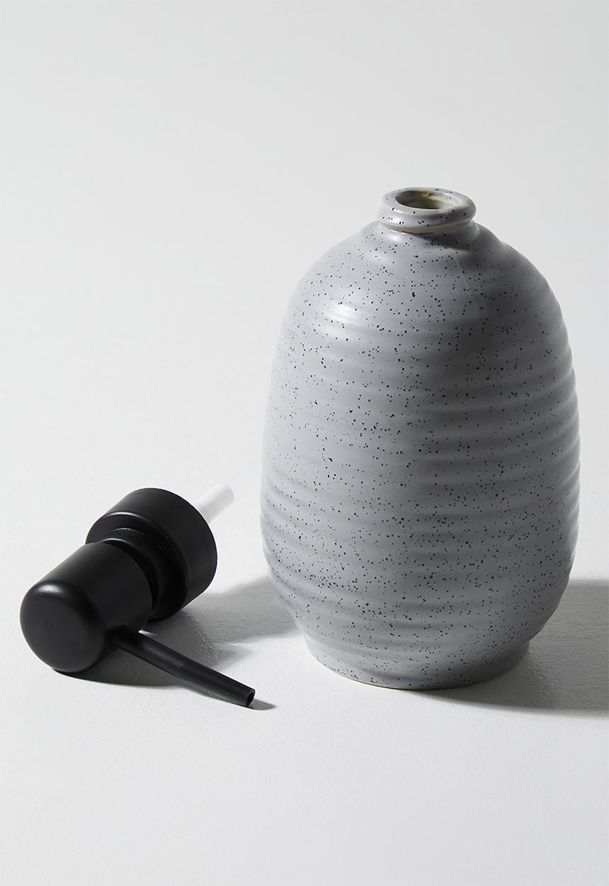 Bathroom Solutions - Lunar Stoneware dispenser - Grey