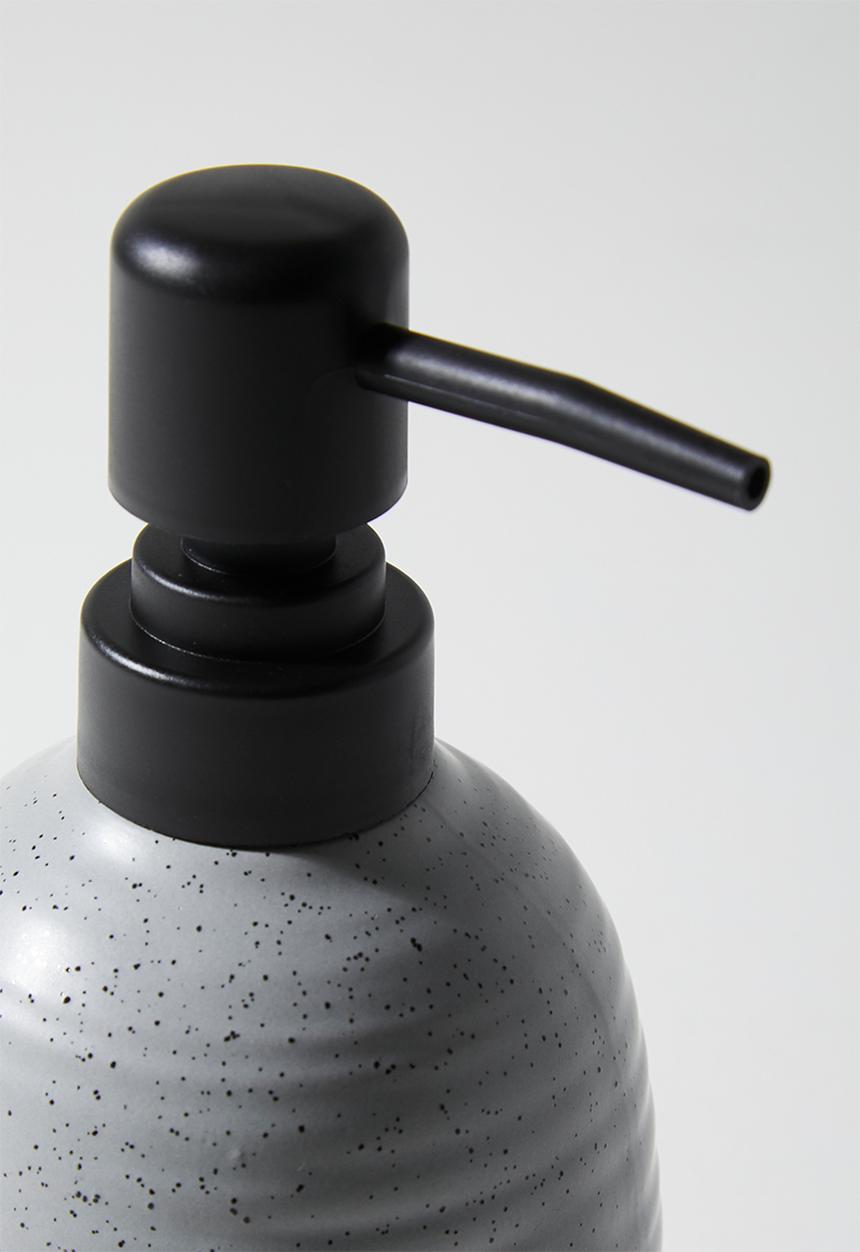 Bathroom Solutions - Lunar Stoneware dispenser - Grey