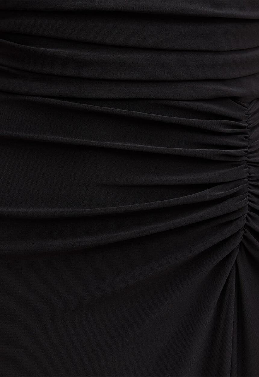 Forever New - Tahnee ruched waist midi dress in black