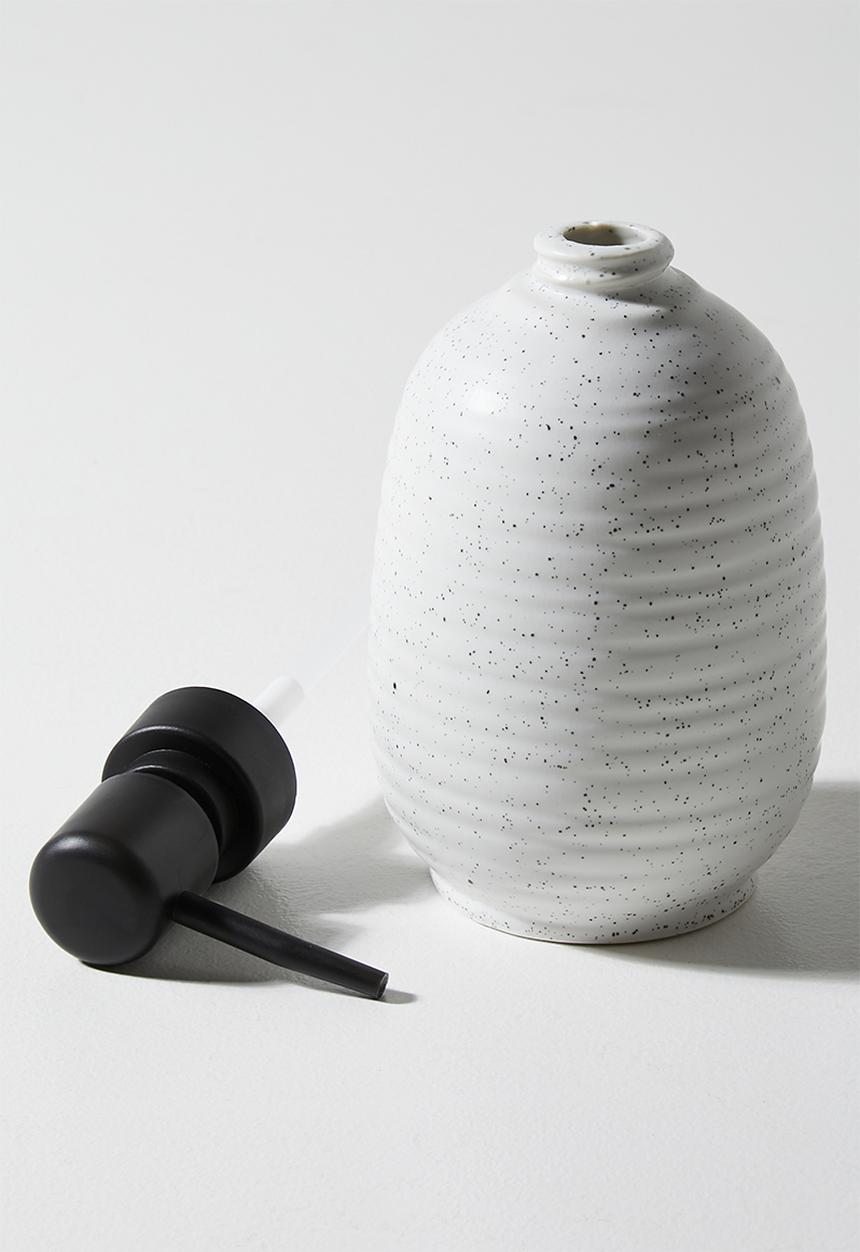 Bathroom Solutions - Lunar Stoneware dispenser - White